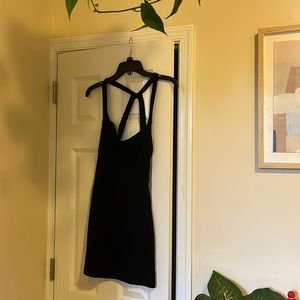 Free people intimately xs black apron dress